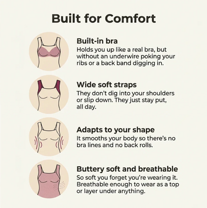 Built-in Bra Comfort Shaper Tank